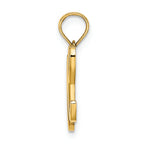 FJC Finejewelers 14k Yellow Gold H Script Initial Charm