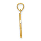 FJC Finejewelers 14k Yellow Gold I Script Initial Charm