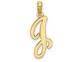 FJC Finejewelers 14k Yellow Gold J Script Initial Charm