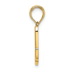 FJC Finejewelers 14k Yellow Gold M Script Initial Charm