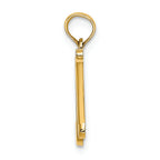 FJC Finejewelers 14k Yellow Gold N Script Initial Charm