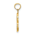 FJC Finejewelers 14k Yellow Gold R Script Initial Charm
