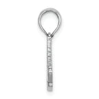 FJC Finejewelers 14k White Gold A Script Initial Charm