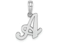 FJC Finejewelers 14k White Gold A Script Initial Charm