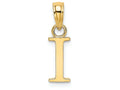 FJC Finejewelers 14k Yellow Gold I Block Initial Charm