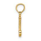 FJC Finejewelers 14k Yellow Gold J Block Initial Charm