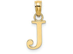 FJC Finejewelers 14k Yellow Gold J Block Initial Charm