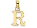 FJC Finejewelers 14k Yellow Gold R Block Initial Charm