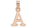 FJC Finejewelers 14k Rose Gold A Block Initial Charm