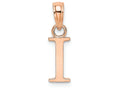 FJC Finejewelers 14k Rose Gold I Block Initial Charm
