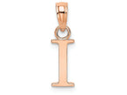 FJC Finejewelers 14k Rose Gold I Block Initial Charm