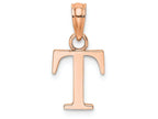 FJC Finejewelers 14k Rose Gold T Block Initial Charm