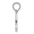 FJC Finejewelers 14k White Gold C Block Initial Charm