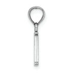 FJC Finejewelers 14k White Gold I Block Initial Charm