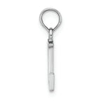 FJC Finejewelers 14k White Gold L Block Initial Charm