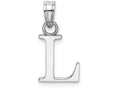 FJC Finejewelers 14k White Gold L Block Initial Charm