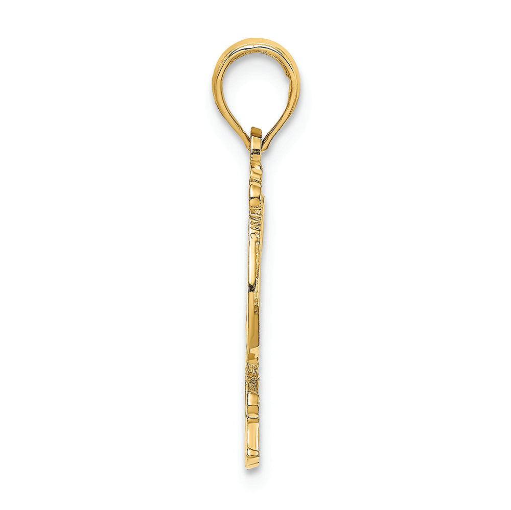 FJC Finejewelers 14k Yellow Gold Kauai Under Rooster Charm