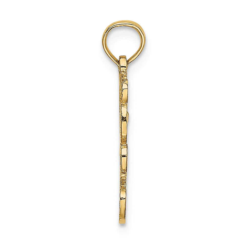 FJC Finejewelers 14k Yellow Gold Teddy Bear Charm