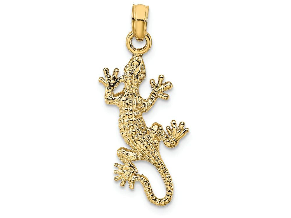 FJC Finejewelers 14k Yellow Gold Lizardgecko Charm