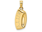 FJC Finejewelers 14k Yellow Gold Kitty Bowl Charm