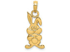 FJC Finejewelers 14k Yellow Gold Rabbit Charm