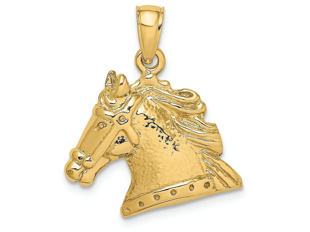 FJC Finejewelers 14k Yellow Gold Horse Head Charm