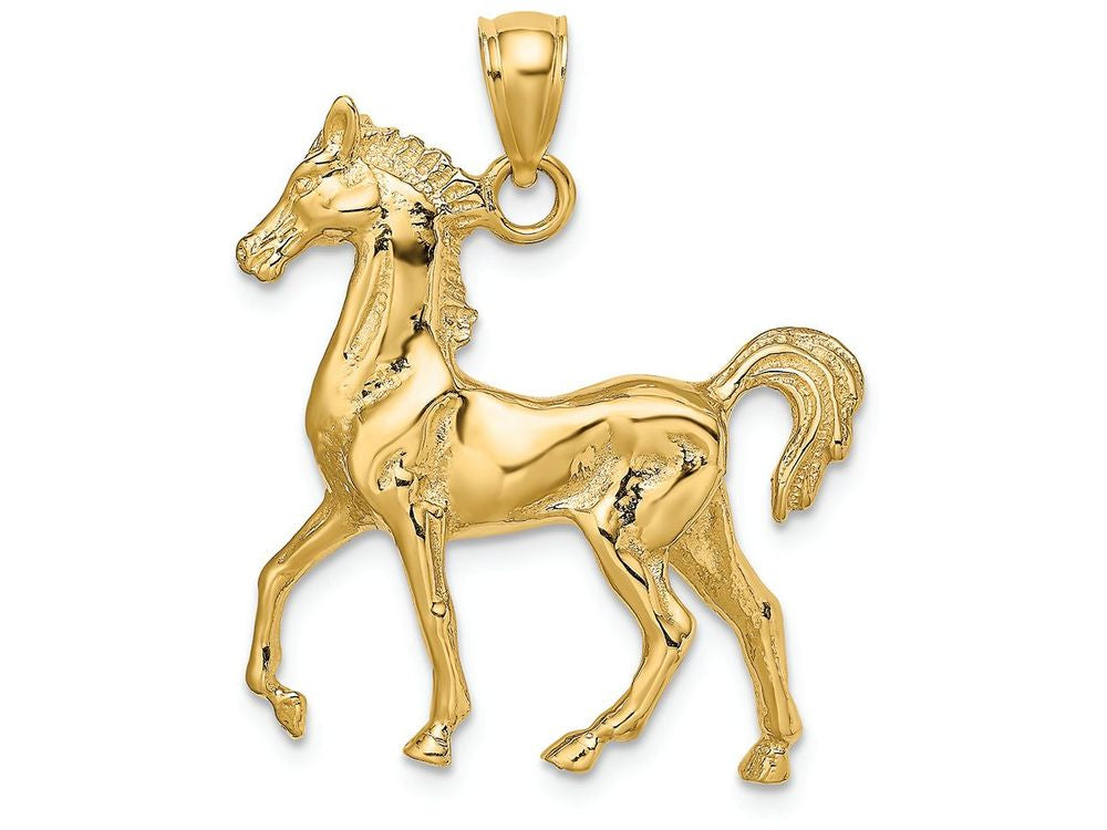 FJC Finejewelers 14k Yellow Gold 3d Horse - Standing Charm