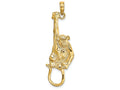 FJC Finejewelers 14k Yellow Gold Hanging Monkey Charm