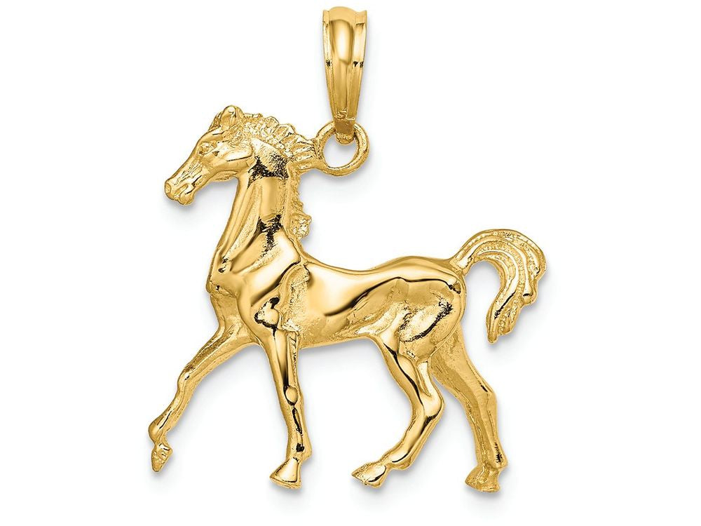 FJC Finejewelers 14k Yellow Gold 3d Horse - Standing Charm