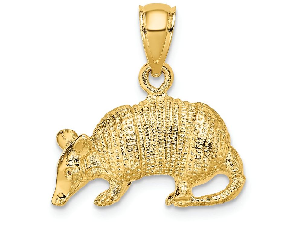 FJC Finejewelers 14k Yellow Gold 3d Armadillo Charm