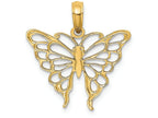 FJC Finejewelers 14k Yellow Gold Butterfly Charm