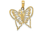 FJC Finejewelers 14k Yellow Gold Butterfly Charm