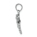 FJC Finejewelers 14k White Gold White Mini Dragonfly with Cut-out Wings Charm