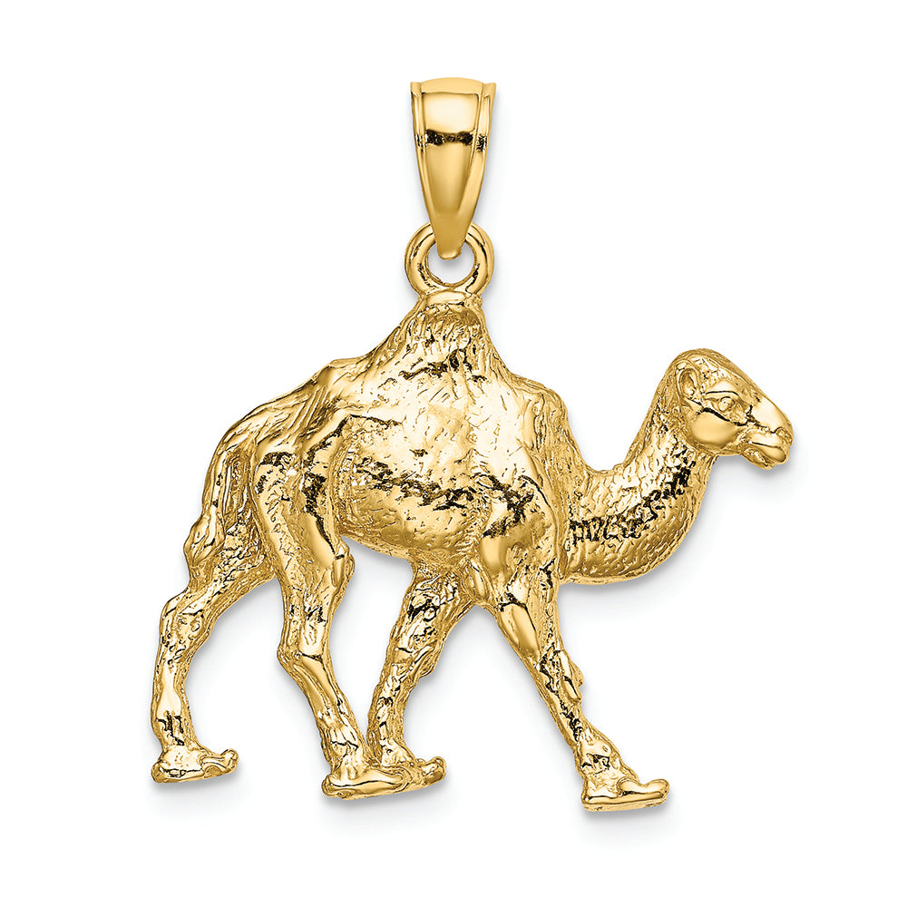 FJC Finejewelers 14k Yellow Gold 3d Camelsingle Hump Charm
