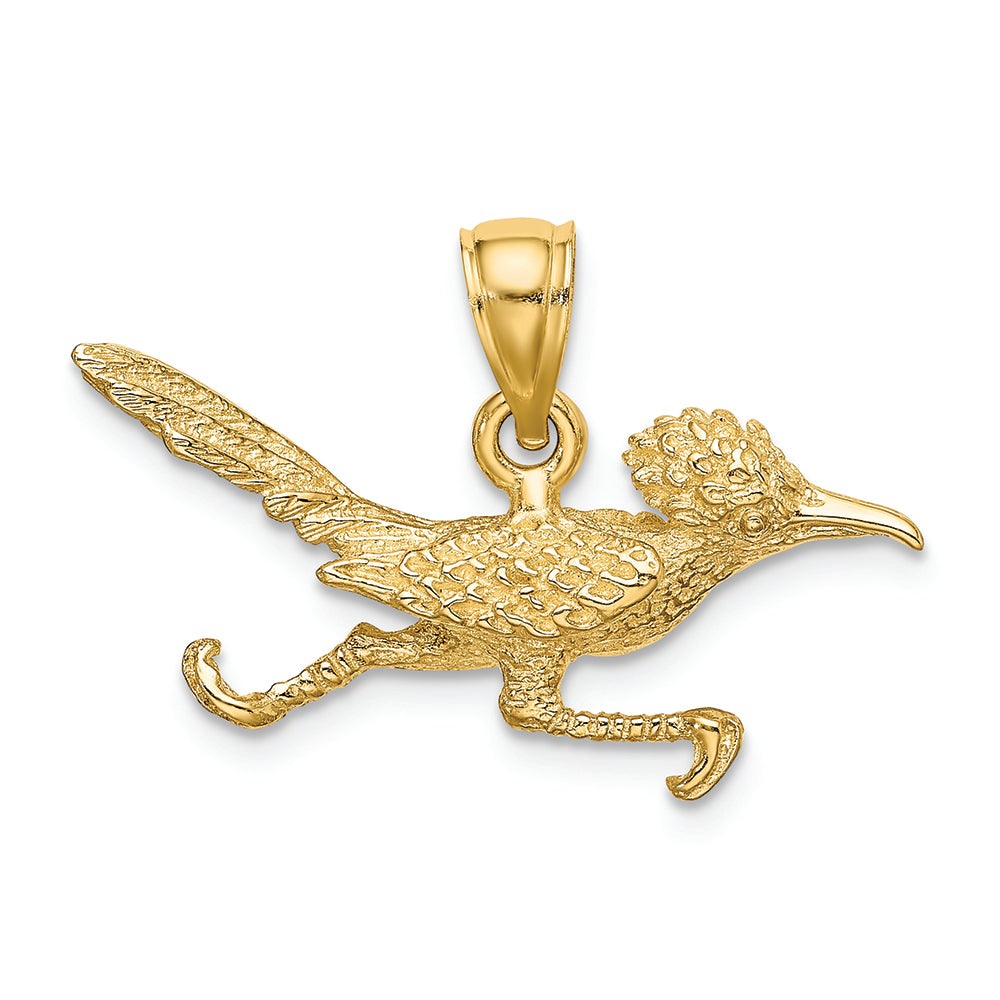 FJC Finejewelers 14k Yellow Gold 3d Road Runner Charm