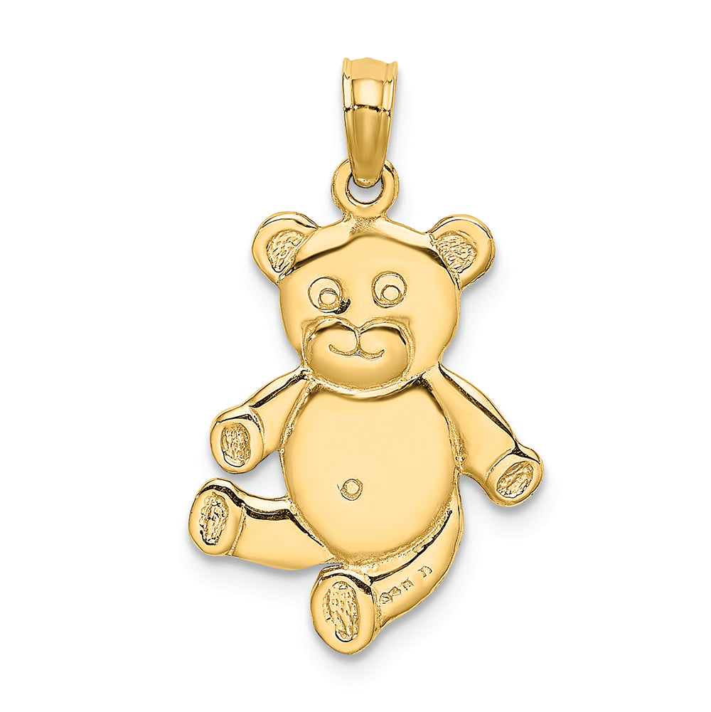 FJC Finejewelers 14k Yellow Gold 3d Teddy Bear Charm