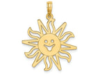 FJC Finejewelers 14k Yellow Gold Smiling Sun Charm