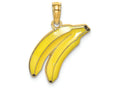 FJC Finejewelers 14k Yellow Gold Enamel Bananas Charm
