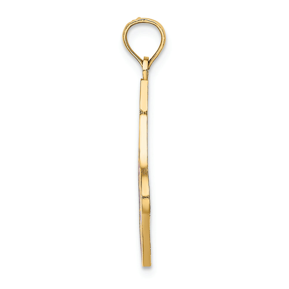 FJC Finejewelers 14k Yellow Gold Ho Ho Hochristmas Stocking Charm