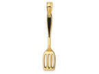 FJC Finejewelers 14k Yellow Gold 3d Spatula with Black Enamel Charm
