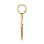 FJC Finejewelers 14k Yellow Gold Woven Heart Charm