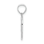 FJC Finejewelers 14k White Gold Woven Heart Charm