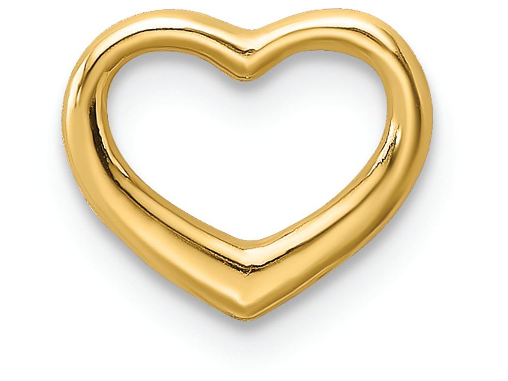 FJC Finejewelers 14k Yellow Gold Mini Floating Heart Charm