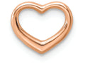 FJC Finejewelers 14k Rose Gold Mini Floating Heart Back Charm