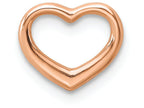FJC Finejewelers 14k Rose Gold Mini Floating Heart Back Charm