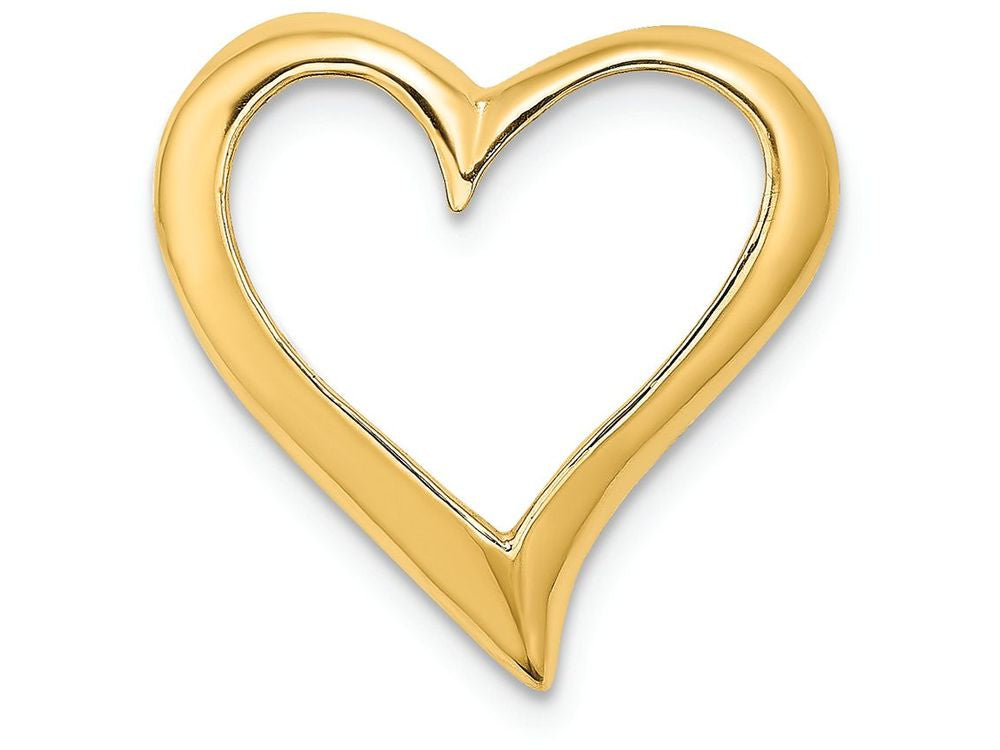 FJC Finejewelers 14k Yellow Gold Larger Floating Heart Charm