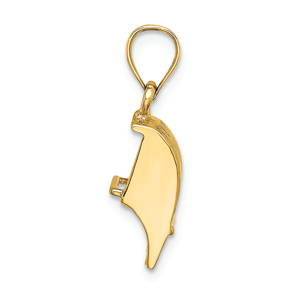 FJC Finejewelers 14k Yellow Gold 3d Cranberry Scoop Charm
