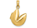 FJC Finejewelers 14k Yellow Gold 3d Fortune Cookiemoveable Charm