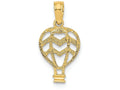 FJC Finejewelers 14k Yellow Gold Hot Air Ballooncut-out Flat Charm