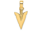 FJC Finejewelers 14k Yellow Gold 3d Arrowhead Charm